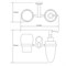 Держатель дозатора и стакана Wasserkraft Main K-9289 - фото 85442