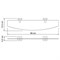 Полка стеклянная Wasserkraft Lippe K-6524 - фото 85577